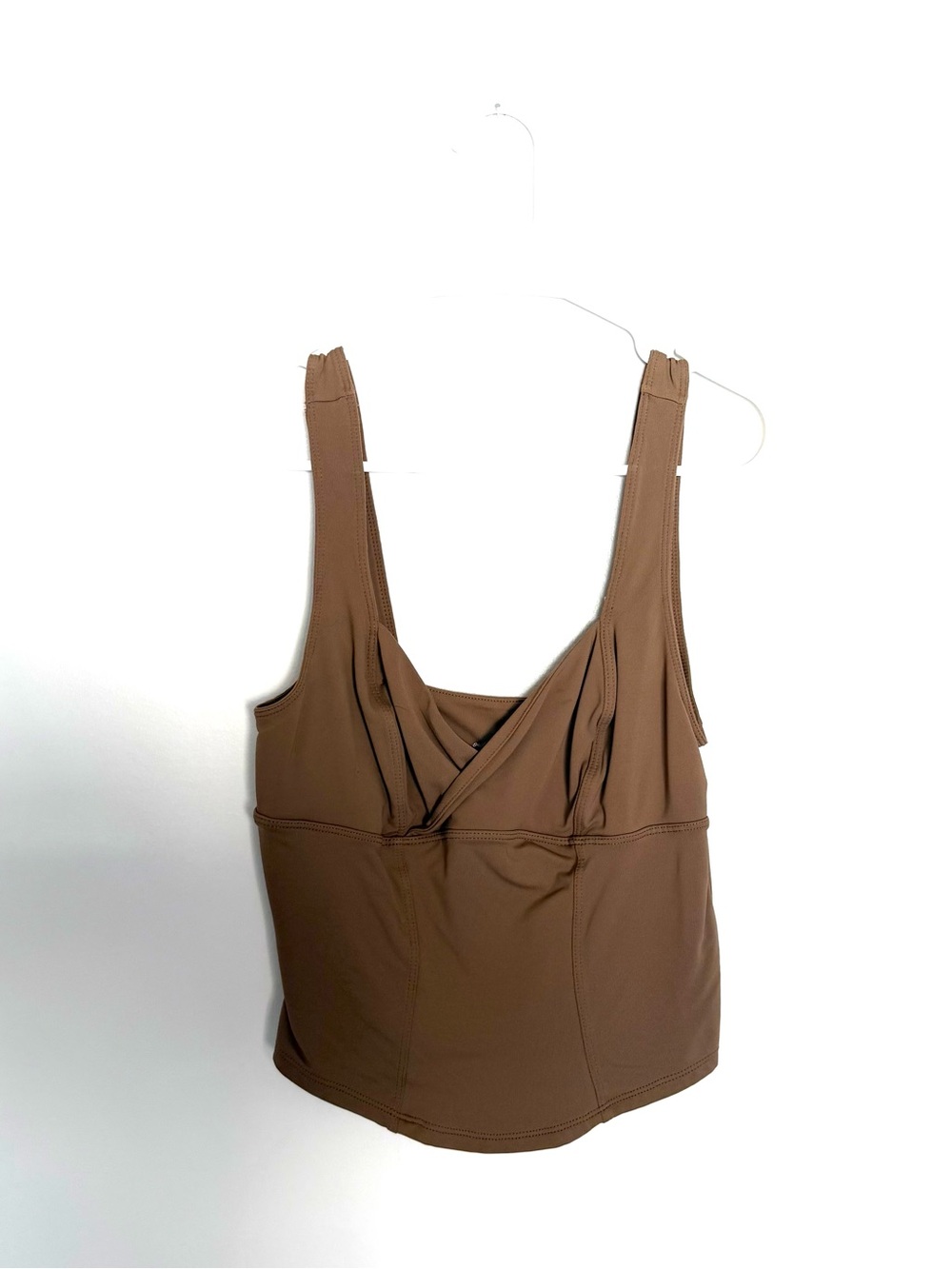 Urban Outfitters Out From Under Brown Front Cross Athletic Tank Top